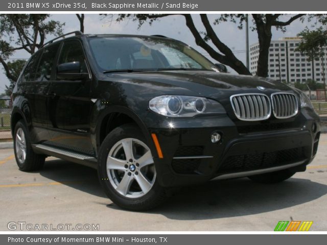 2011 BMW X5 xDrive 35d in Black Sapphire Metallic