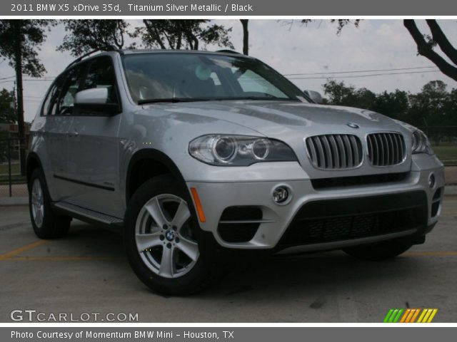 2011 BMW X5 xDrive 35d in Titanium Silver Metallic