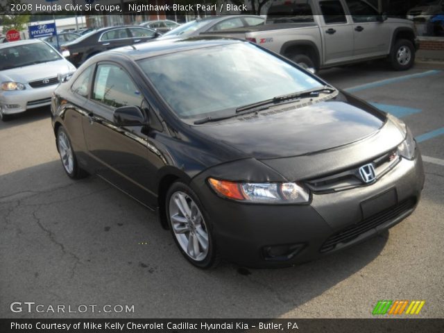 2008 Honda Civic Si Coupe in Nighthawk Black Pearl