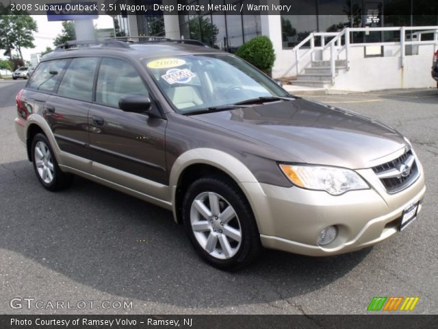 2008 Subaru Outback 2.5i Wagon in Deep Bronze Metallic