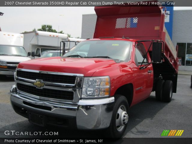 2007 Chevrolet Silverado 3500HD Regular Cab Chassis Dump Truck in Victory Red