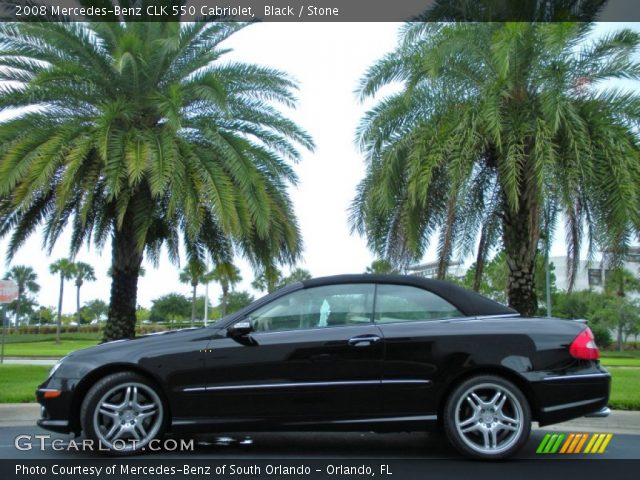 2008 Mercedes-Benz CLK 550 Cabriolet in Black