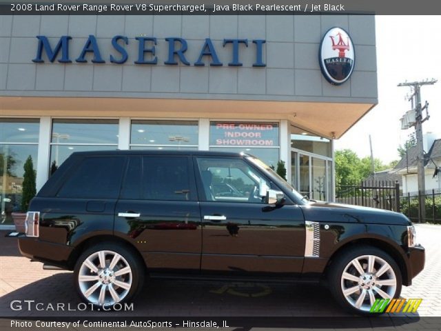 2008 Land Rover Range Rover V8 Supercharged in Java Black Pearlescent