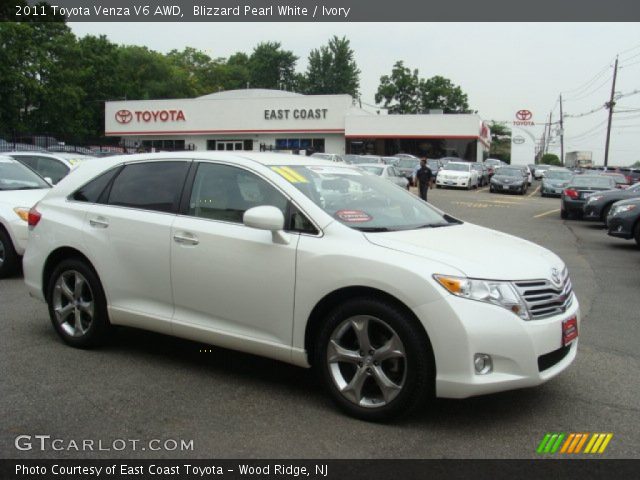 2011 Toyota Venza V6 AWD in Blizzard Pearl White