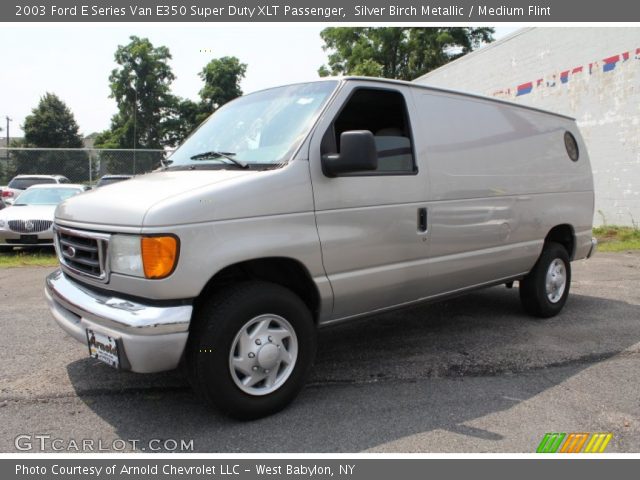 2003 Ford E Series Van E350 Super Duty XLT Passenger in Silver Birch Metallic