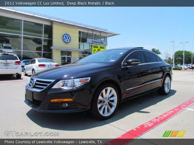 2011 Volkswagen CC Lux Limited in Deep Black Metallic