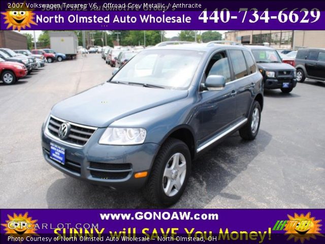 2007 Volkswagen Touareg V6 in Offroad Grey Metallic