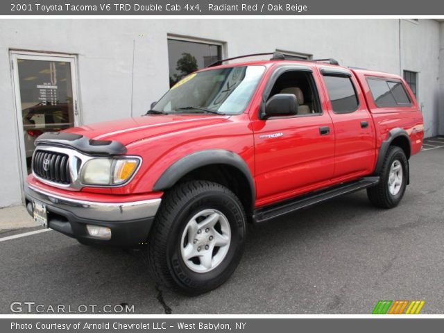 2001 Toyota Tacoma V6 TRD Double Cab 4x4 in Radiant Red