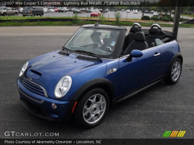2007 Mini Cooper S Convertible in Lightning Blue Metallic