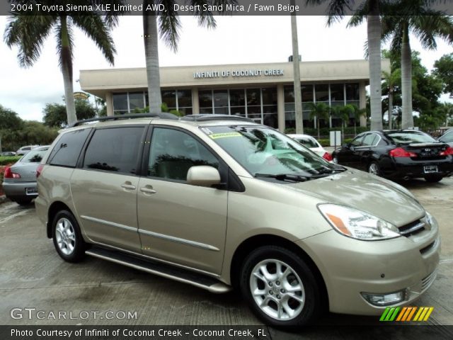 2004 Toyota Sienna XLE Limited AWD in Desert Sand Mica