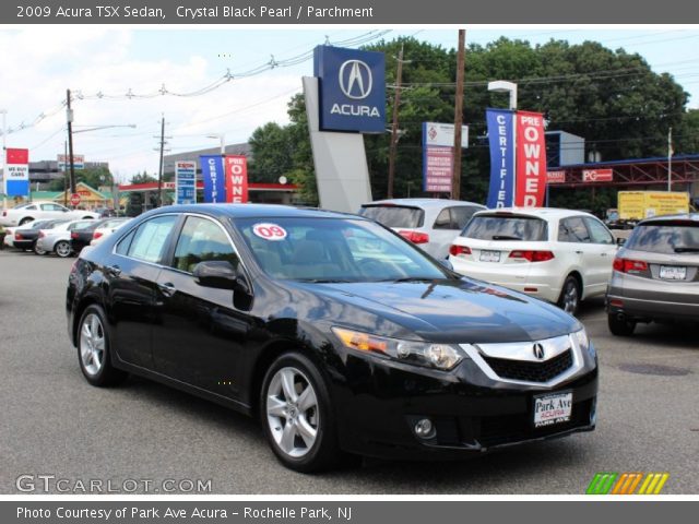 2009 Acura TSX Sedan in Crystal Black Pearl