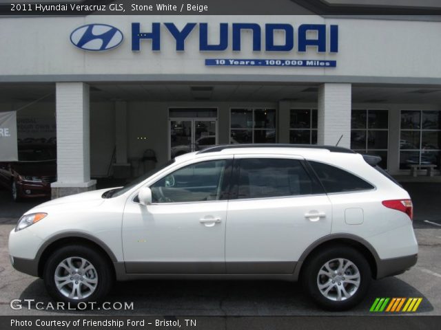 2011 Hyundai Veracruz GLS in Stone White