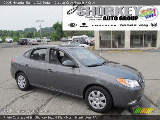 2008 Hyundai Elantra GLS Sedan in Carbon Gray Metallic