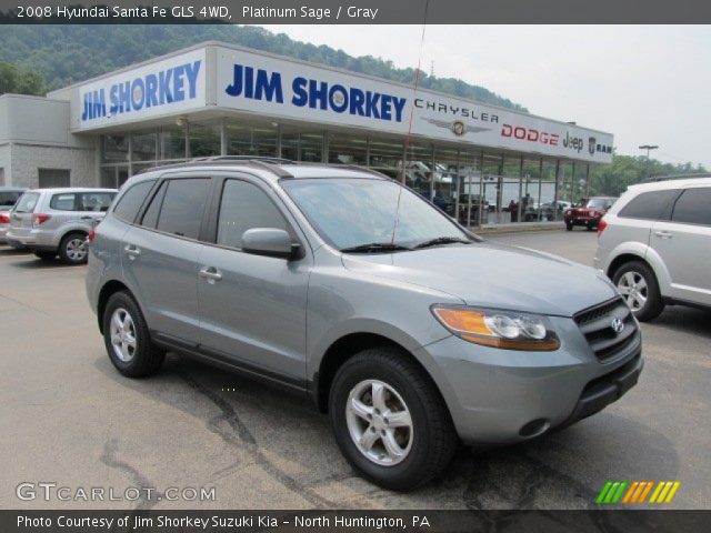 2008 Hyundai Santa Fe GLS 4WD in Platinum Sage