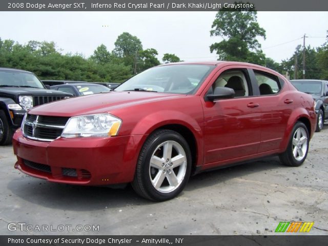 2008 Dodge Avenger SXT in Inferno Red Crystal Pearl