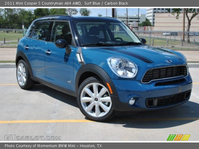 2011 Mini Cooper S Countryman All4 AWD in Surf Blue