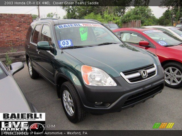2003 Honda CR-V EX 4WD in Clover Green Pearl