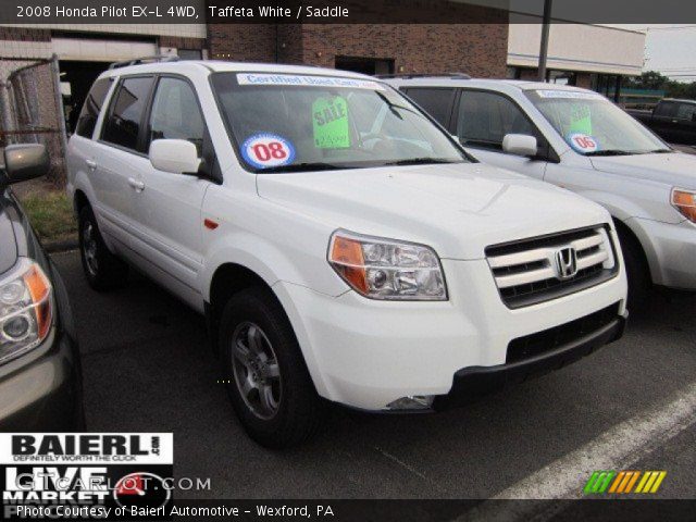 2008 Honda Pilot EX-L 4WD in Taffeta White