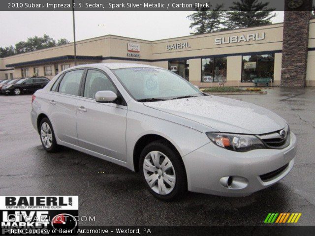 2010 Subaru Impreza 2.5i Sedan in Spark Silver Metallic