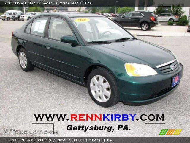 2001 Honda Civic EX Sedan in Clover Green