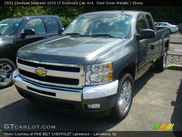 2011 Chevrolet Silverado 1500 LT Extended Cab 4x4 in Steel Green Metallic