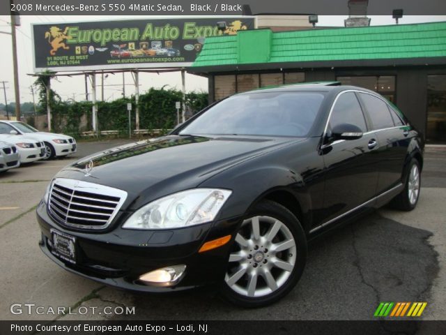 2008 Mercedes-Benz S 550 4Matic Sedan in Black
