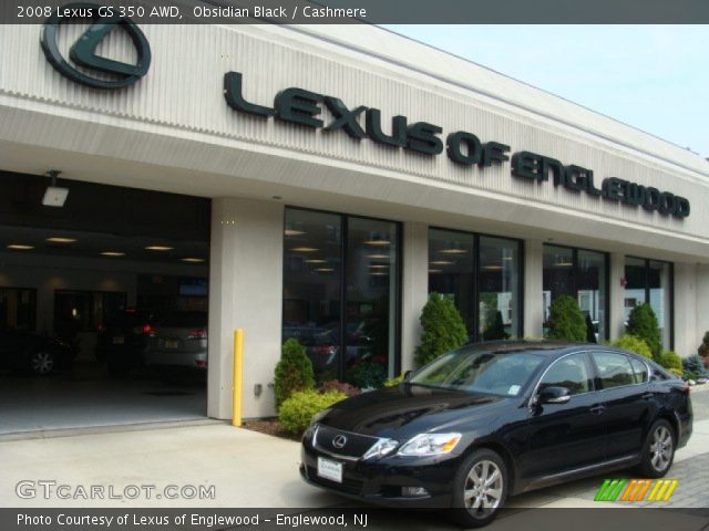 2008 Lexus GS 350 AWD in Obsidian Black