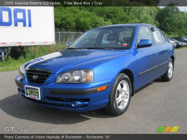2005 Hyundai Elantra GLS Sedan in Tidal Wave Blue