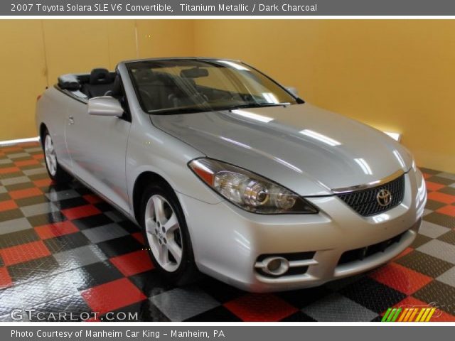 2007 Toyota Solara SLE V6 Convertible in Titanium Metallic