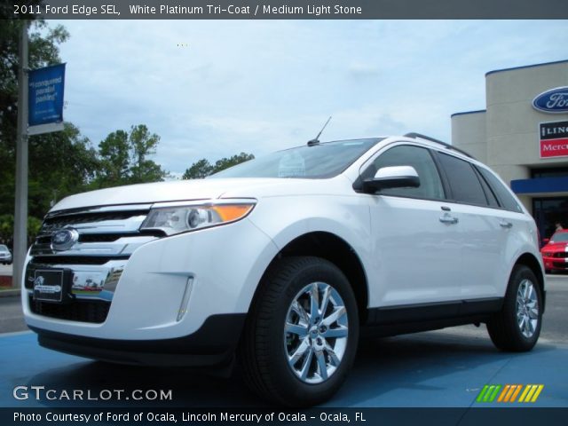 2011 Ford Edge SEL in White Platinum Tri-Coat