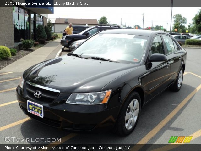 2006 Hyundai Sonata GL in Ebony Black