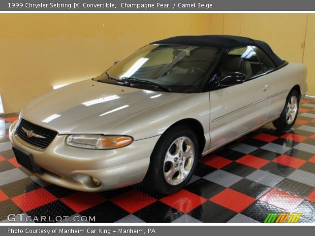 1999 Chrysler Sebring JXi Convertible in Champagne Pearl