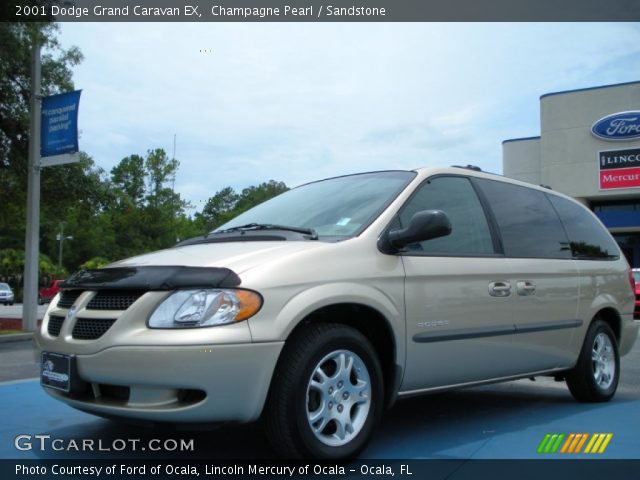 2001 Dodge Grand Caravan EX in Champagne Pearl