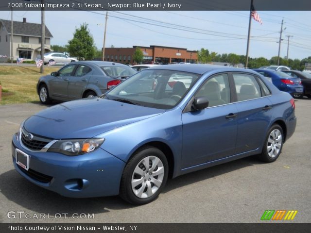 2008 Subaru Impreza 2.5i Sedan in Newport Blue Pearl