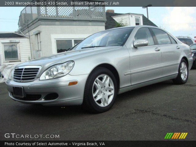 2003 Mercedes-Benz S 430 Sedan in Brilliant Silver Metallic