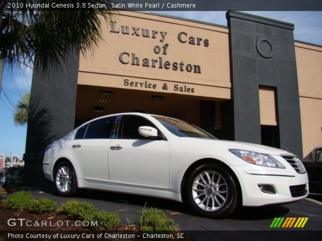 2010 Hyundai Genesis 3.8 Sedan in Satin White Pearl