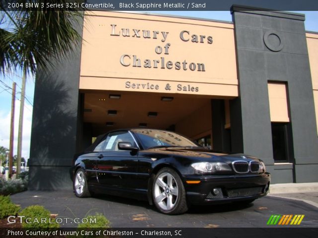2004 BMW 3 Series 325i Convertible in Black Sapphire Metallic