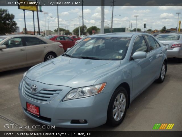 2007 Toyota Camry XLE in Sky Blue Pearl