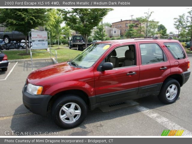 2003 Ford Escape XLS V6 4WD in Redfire Metallic