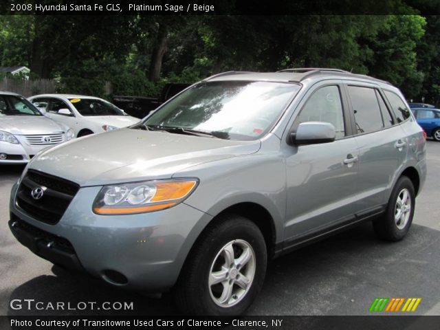 2008 Hyundai Santa Fe GLS in Platinum Sage