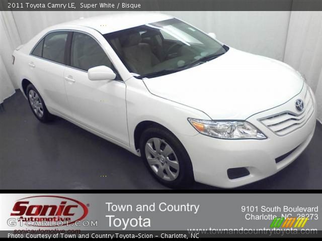 2011 Toyota Camry LE in Super White