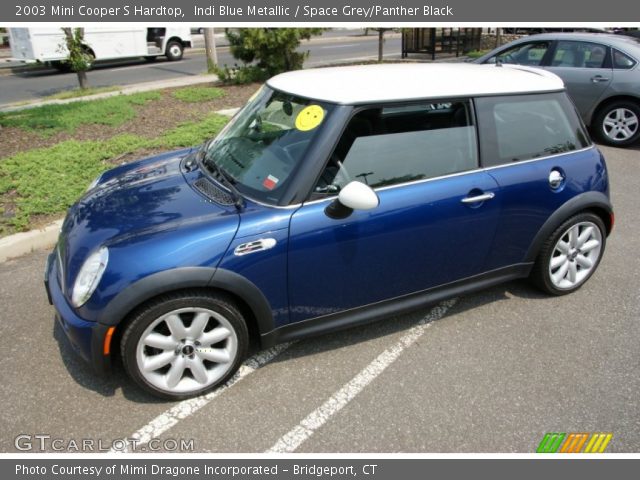 2003 Mini Cooper S Hardtop in Indi Blue Metallic