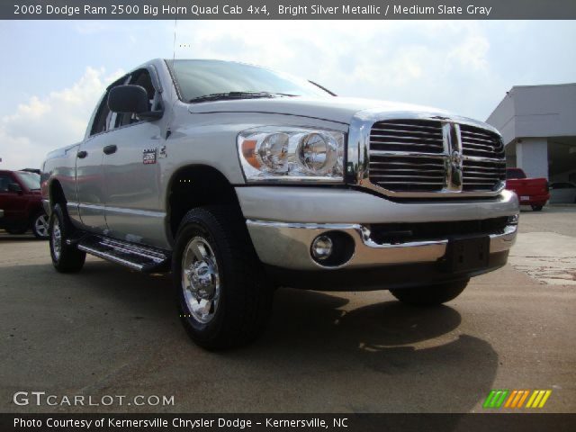 2008 Dodge Ram 2500 Big Horn Quad Cab 4x4 in Bright Silver Metallic