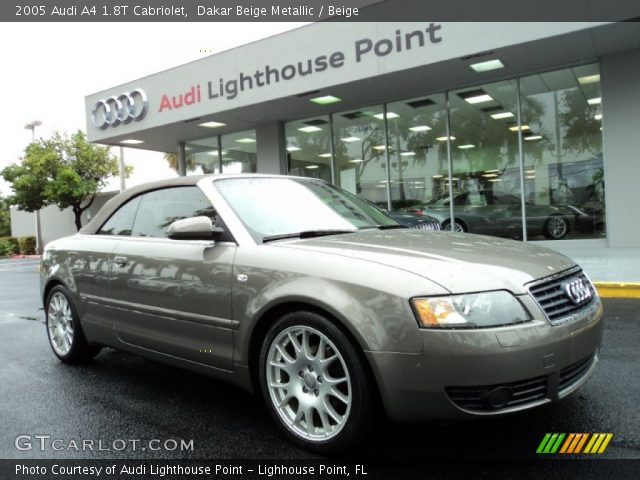 2005 Audi A4 1.8T Cabriolet in Dakar Beige Metallic
