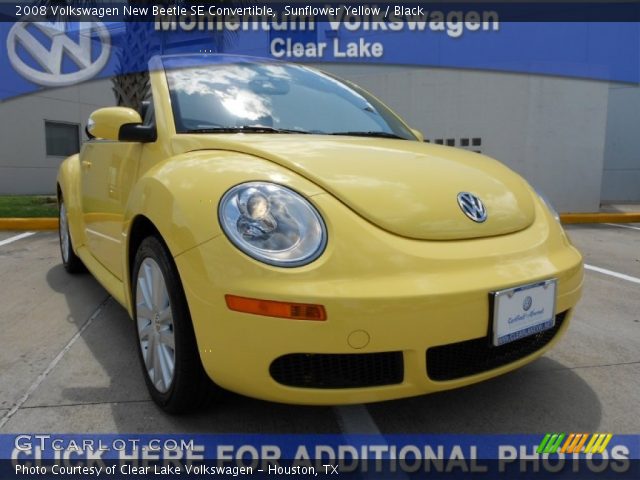 2008 Volkswagen New Beetle SE Convertible in Sunflower Yellow