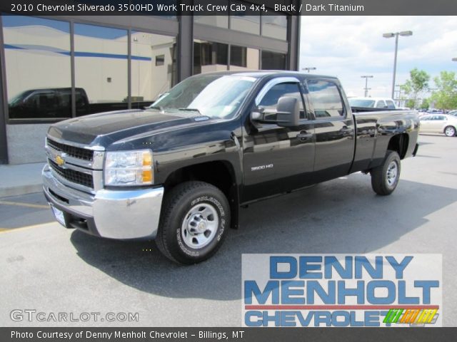 2010 Chevrolet Silverado 3500HD Work Truck Crew Cab 4x4 in Black