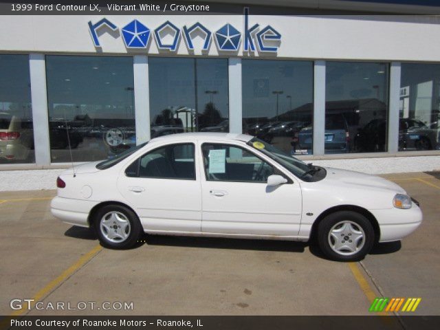 1999 Ford Contour LX in Vibrant White