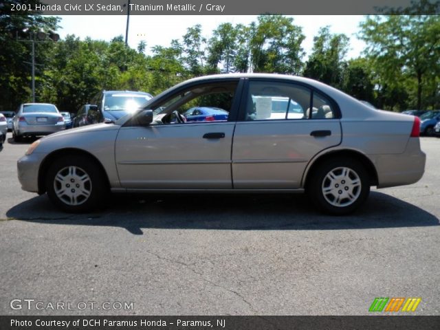 2001 Honda Civic LX Sedan in Titanium Metallic