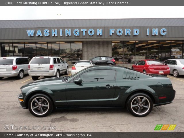 2008 Ford Mustang Bullitt Coupe in Highland Green Metallic