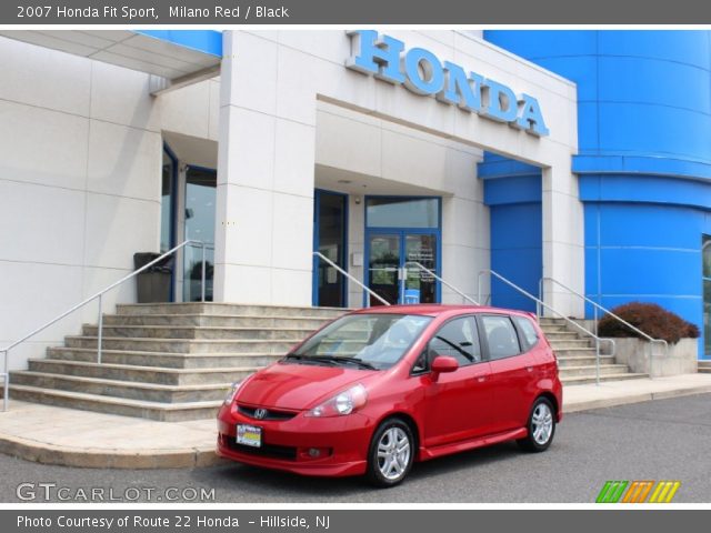 2007 Honda Fit Sport in Milano Red